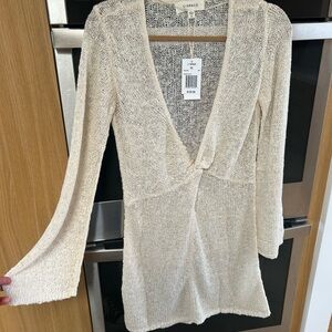 L Space Cream Knit Dress